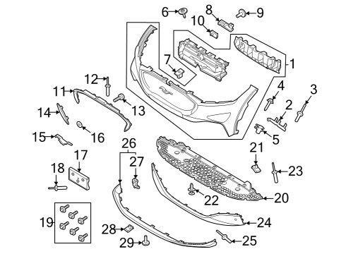 2021 Ford Mustang Mach-E PANEL - FINISH Diagram for LJ8Z-8419-CA