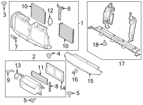 2023 Ford F-150 DEFLECTOR Diagram for ML3Z-8327-J