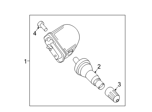 2020 Lincoln Nautilus Tire Pressure Monitoring Diagram