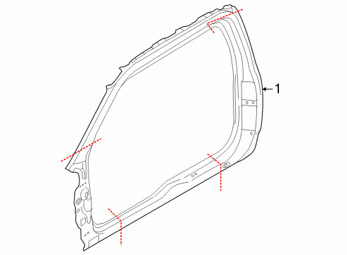 2023 Ford F-350 Super Duty Aperture Panel Diagram 3