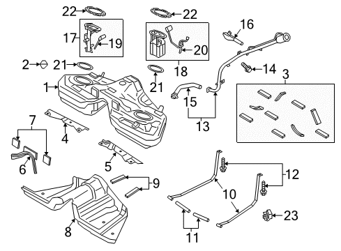 2023 Ford Mustang Senders Diagram 3