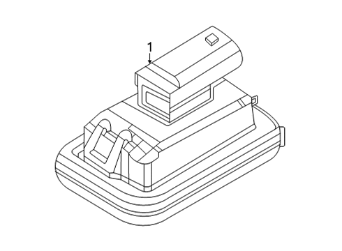 2023 Ford Mustang Mach-E License Lamps Diagram