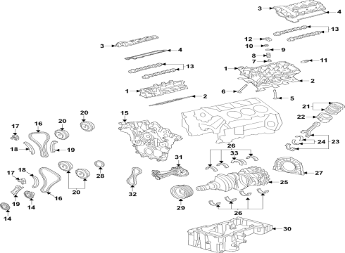 2022 Ford Edge PULLEY - CRANKSHAFT Diagram for NL3Z-6312-A