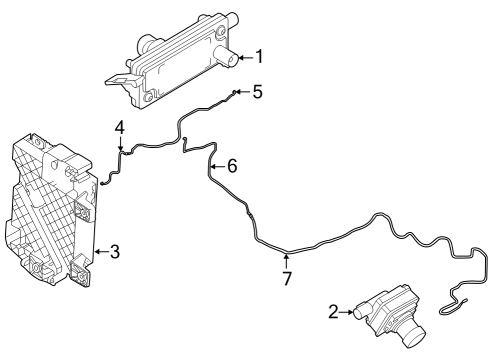 2024 Ford Mustang CABLE ASY Diagram for PR3Z-14F662-A