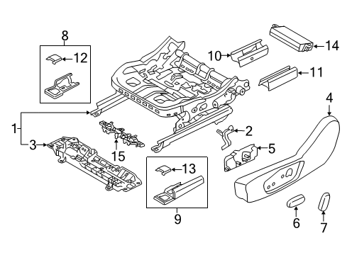 2020 Ford Fusion Power Seats Diagram 2