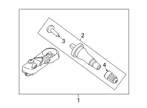 2019 Ford Police Interceptor Utility Tire Pressure Monitoring Diagram