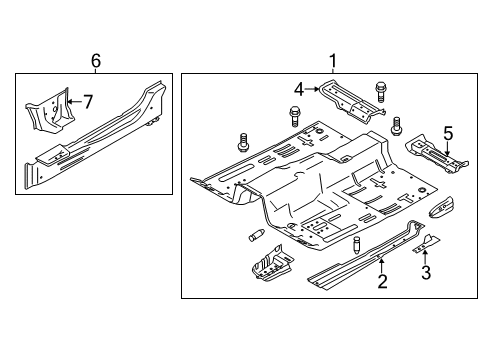 2021 Ford Mustang Floor Diagram 1