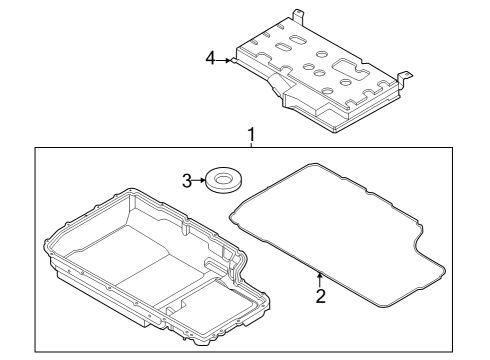 2024 Ford F-350 Super Duty Transmission Components Diagram 2