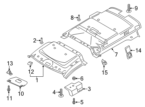 HOOK ASY Diagram for DT1Z-6129024-BB