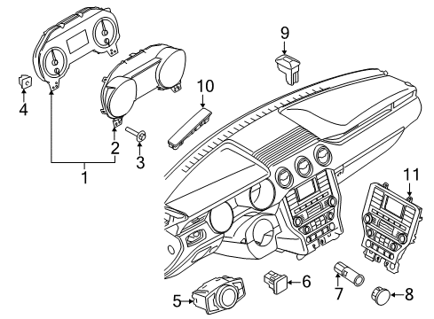 2023 Ford Mustang Headlamps Diagram 4