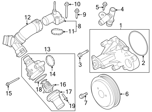 2024 Ford Mustang Water Pump Diagram 2