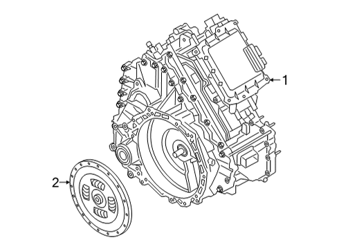 2023 Lincoln Corsair Transaxle Parts Diagram 2