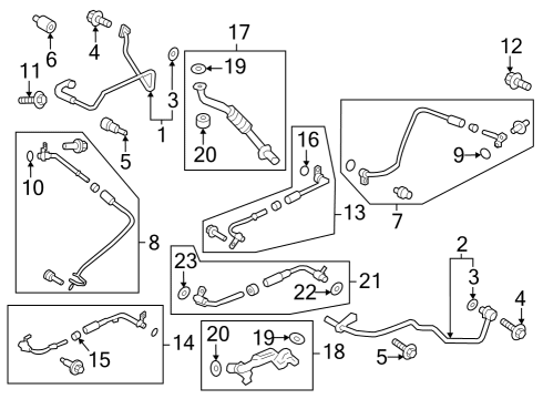 2023 Ford Expedition Hoses & Lines Diagram