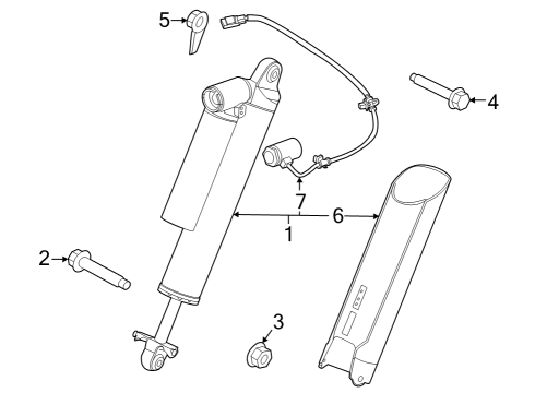 2020 Ford F-150 Shocks & Components - Rear Diagram 2