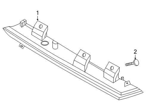 2020 Ford Police Interceptor Utility High Mount Lamps Diagram