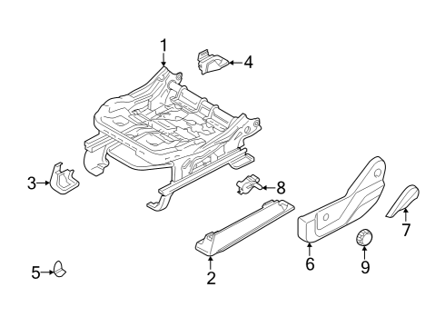 2023 Ford F-150 Lightning Tracks & Components Diagram 3