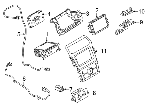 2019 Ford Police Interceptor Utility Sound System Diagram 4