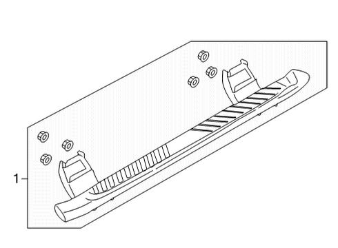 2022 Ford F-150 Running Board Diagram 5