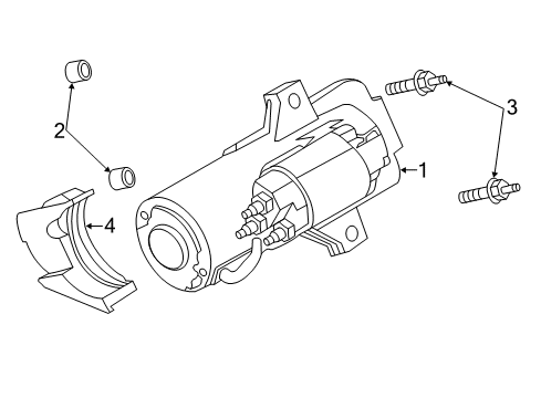 2020 Lincoln MKZ Starter Diagram 1