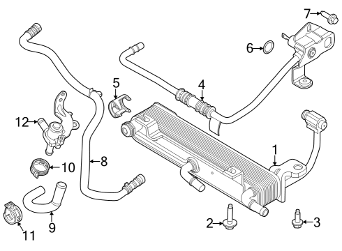 2024 Ford Mustang TUBE Diagram for PR3Z-7A031-B