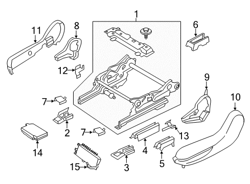 2020 Lincoln Continental Tracks & Components Diagram 2