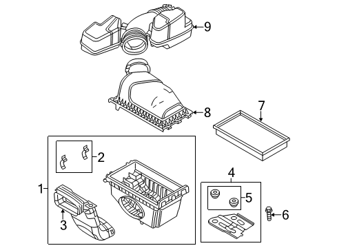 2019 Ford Police Interceptor Utility Air Intake Diagram 2