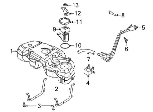 2022 Ford Escape Fuel Supply Diagram 2