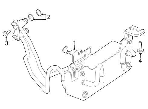 2023 Ford F-250 Super Duty Trans Oil Cooler Diagram 3