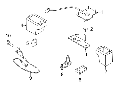 2021 Ford Transit Spare Tire Carrier Diagram 3