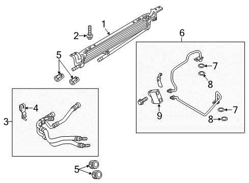 2019 Ford Police Interceptor Sedan Trans Oil Cooler Diagram 2