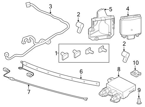 2022 Lincoln Aviator WIRE ASY - JUMPER Diagram for L1MZ-15K868-AAH