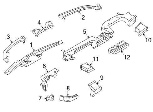 2020 Lincoln Continental Ducts Diagram 1