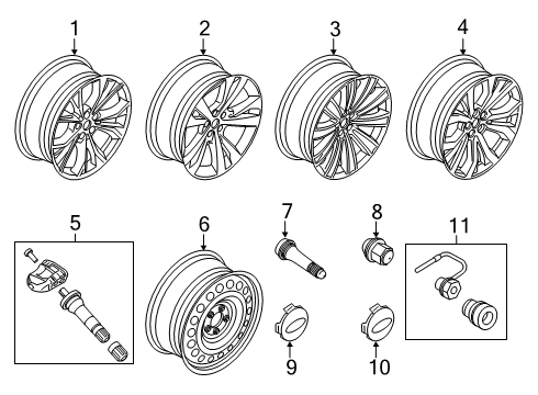 2022 Ford Explorer Wheels Diagram 2