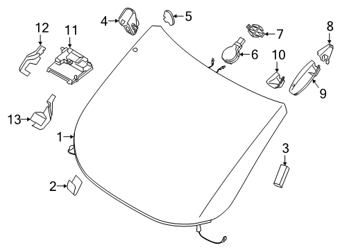 2021 Ford Transit Connect Wipers Diagram 5