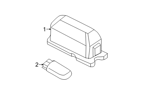 2020 Ford Fusion Bulbs Diagram 3