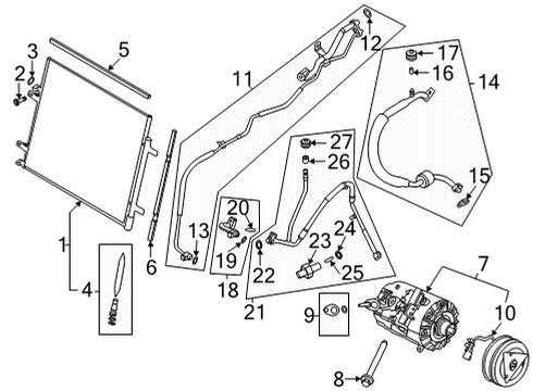 2020 Ford F-250 Super Duty Air Conditioner Diagram 3