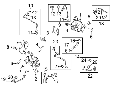 2023 Lincoln Nautilus Turbocharger Diagram 4