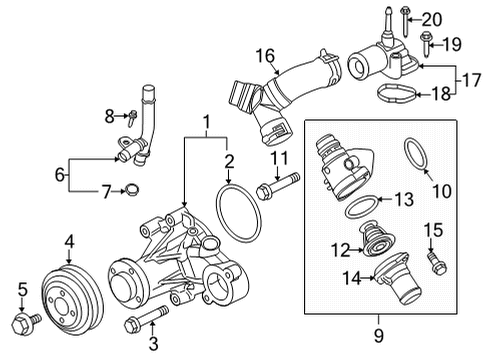 2023 Ford F-150 Water Pump Diagram 12