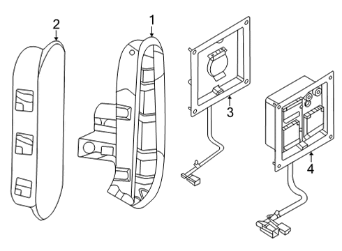 2021 Ford F-150 Electrical Components - Pick Up Box Diagram 3