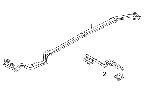 2020 Ford Transit Connect Rear A/C Lines Diagram