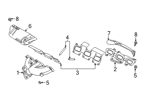 2023 Ford Police Interceptor Utility Exhaust Manifold Diagram 2