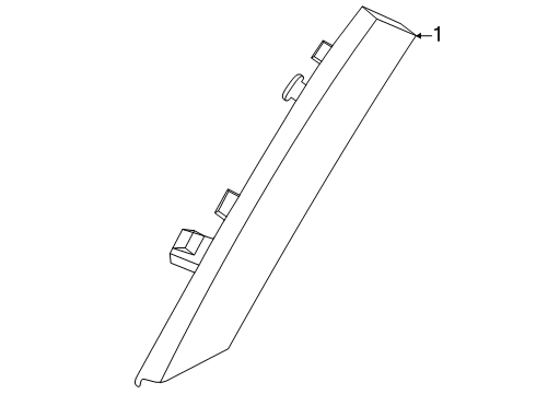 2021 Lincoln Aviator Side Marker Lamps Diagram