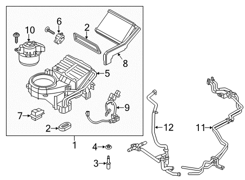 2020 Ford Transit Auxiliary Heater & A/C Diagram 3