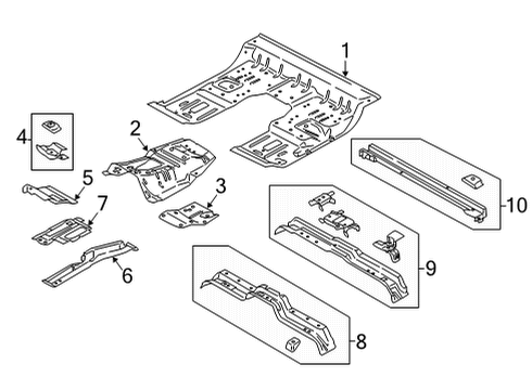 2022 Ford F-150 Floor Diagram 4