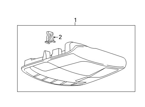 2020 Ford Police Responder Hybrid Overhead Console Diagram