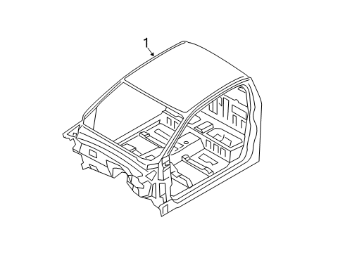 2023 Ford Ranger Cab Assembly Diagram