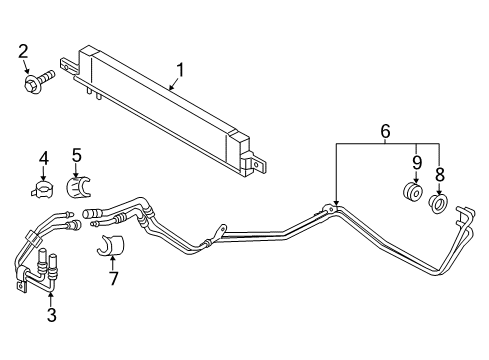 2022 Ford Mustang Trans Oil Cooler Diagram 2