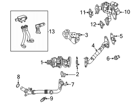 2022 Ford Maverick EGR System Diagram 1