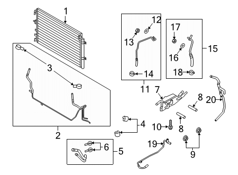 2023 Lincoln Nautilus Trans Oil Cooler Diagram 1