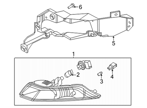 2021 Ford Mustang Bulbs Diagram 5